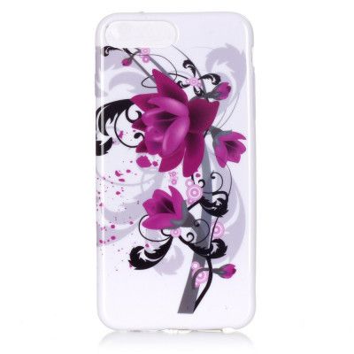 Mobilskal till iPhone 7 Plus - Lila Blommor