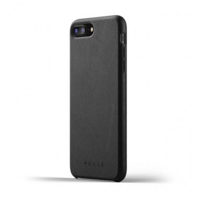 Mujjo Läderfodral iPhone 8 Plus/7 Plus- Svart