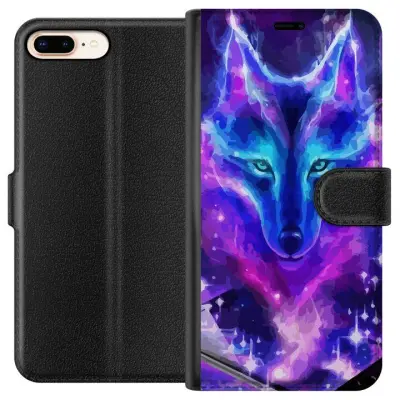 Plånboksfodral till Apple iPhone 7 Plus med Neon Varg