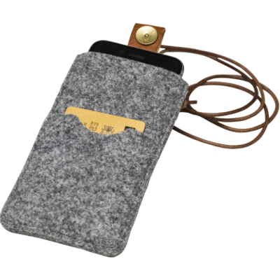 P.A.P Design - Klippan Felt Cover (iPhone 8/7/6(S) Plus) - Ljusgrå