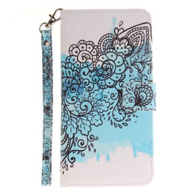 Plånboksfodral iPhone 7/8 Plus - Abstract Flowers