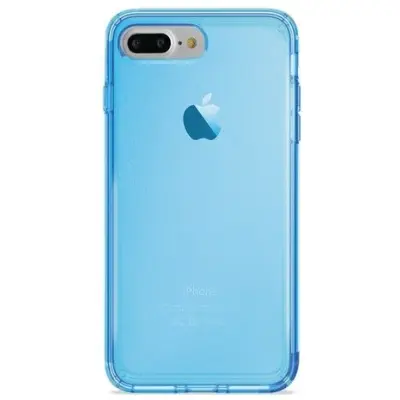 Puro Nude Cover - Fluo Edition (iPhone 8/7 Plus) - Blå