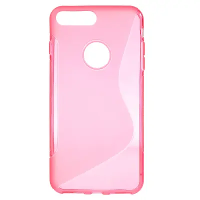 S-line Mobilskal till iPhone 7 Plus - Mörkrosa