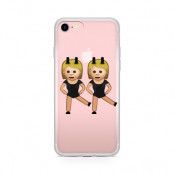 Skal till Apple iPhone 7 Plus - Emoji Dancing Girls