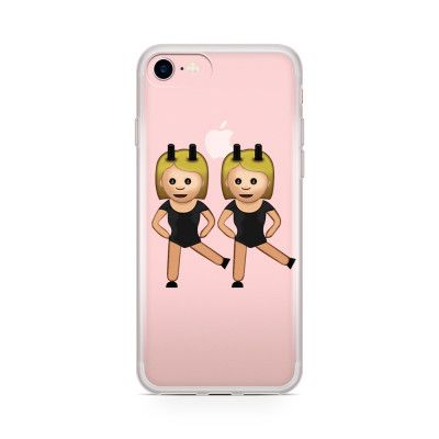 Skal till Apple iPhone 7 Plus - Emoji Dancing Girls
