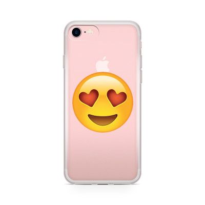 Skal till Apple iPhone 7 Plus - Emoji Heart Eyes
