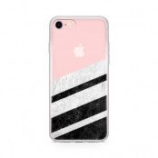 Skal till Apple iPhone 7 Plus - Half marble stripes