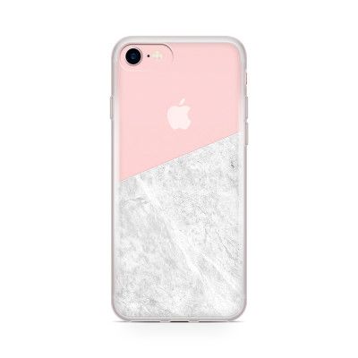 Skal till Apple iPhone 7 Plus - Half marble white