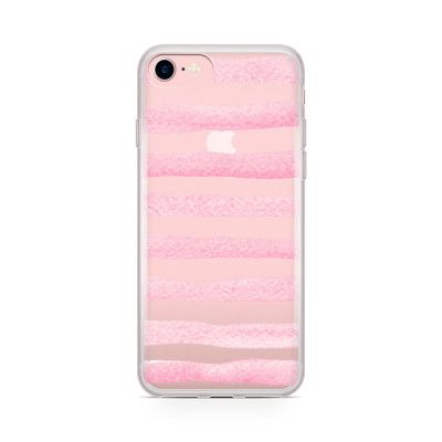 Skal till Apple iPhone 7 Plus - Pink Stripes