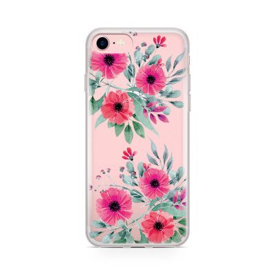 Skal till Apple iPhone 7 Plus - Rosa buketter