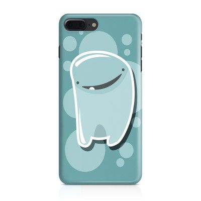 Skal till iPhone 7 Plus & iPhone 8 Plus - Bubbelmonster - Blå