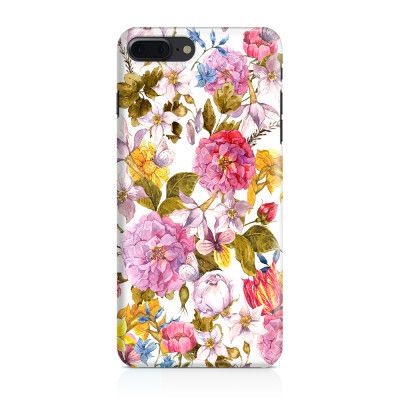 Skal till iPhone 7 Plus & iPhone 8 Plus - Hortensia - Vit