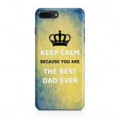 Skal till iPhone 7 Plus & iPhone 8 Plus - Keep Calm - Best dad