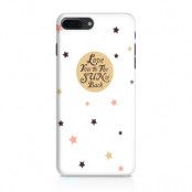 Skal till iPhone 7 Plus & iPhone 8 Plus - To the moon - Beige