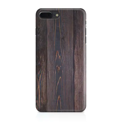 Skal till iPhone 7 Plus & iPhone 8 Plus - Mörkbetsat trä