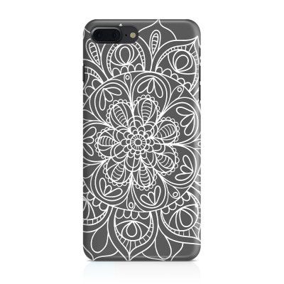 Skal till iPhone 7 Plus & iPhone 8 Plus - Mandala - Grå