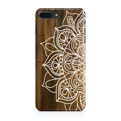 Skal till iPhone 7 Plus & iPhone 8 Plus - Mandala - Wood