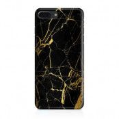 Skal till iPhone 7 Plus & iPhone 8 Plus - Marble - Svart