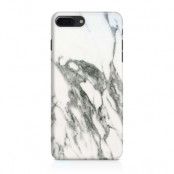 Skal till iPhone 7 Plus & iPhone 8 Plus - Marble - Vit/Grå