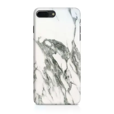Skal till iPhone 7 Plus & iPhone 8 Plus - Marble - Vit/Grå