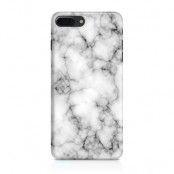 Skal till iPhone 7 Plus & iPhone 8 Plus - Marble - Vit/Svart