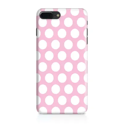 Skal till iPhone 7 Plus & iPhone 8 Plus - Polka - Rosa