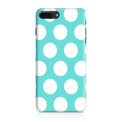 Skal till iPhone 7 Plus & iPhone 8 Plus - Polka - Turkos