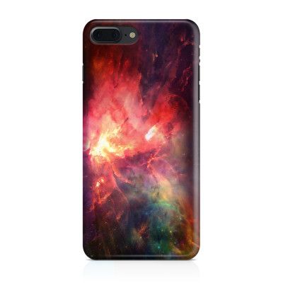 Skal till iPhone 7 Plus & iPhone 8 Plus - Rymden - Röd/Svart