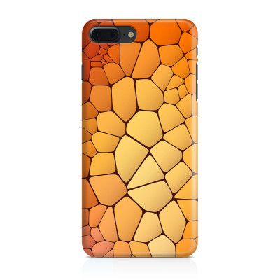 Skal till iPhone 7 Plus & iPhone 8 Plus - Skifferstenar - Orange