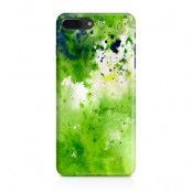 Skal till iPhone 7 Plus & iPhone 8 Plus - Vattenfärg - Grön