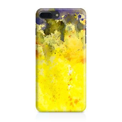 Skal till iPhone 7 Plus & iPhone 8 Plus - Vattenfärg - Gul