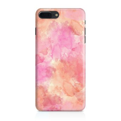 Skal till iPhone 7 Plus & iPhone 8 Plus - Vattenfärg - Rosa