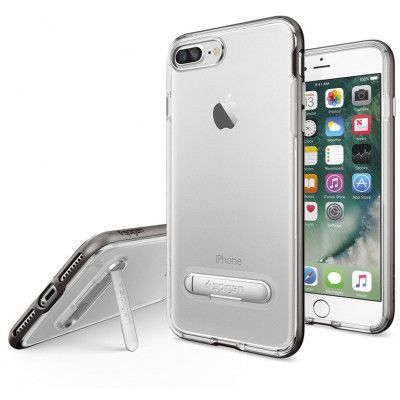 Spigen Crystal Hybrid (iPhone 7 Plus) - Grå