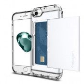 SPIGEN Crystal Wallet Skal till Apple iPhone 7 Plus - Jet White
