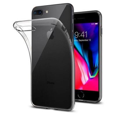 Spigen Flytande Crystal 2 iPhone 7/8 Plus Crystal Clear