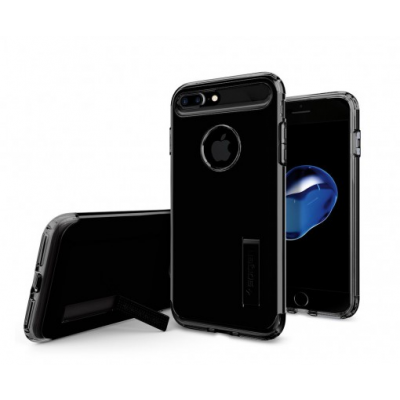 Spigen Slim Armor (iPhone 8/7 Plus) - Gagatsvart