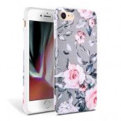 Tech-Protect Floral iPhone 7/8/SE 2020 Grey
