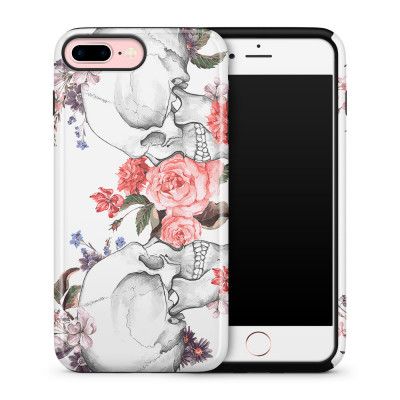 Tough mobilskal till Apple iPhone 7 Plus - Dödskallar rosor