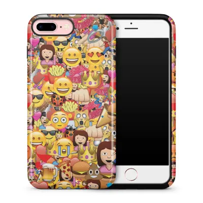 Tough mobilskal till Apple iPhone 7 Plus - Emoji - Kollage