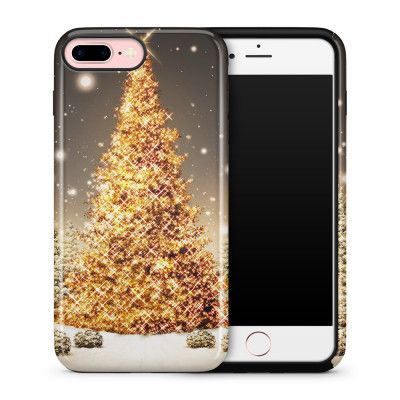 Tough mobilskal till Apple iPhone 7 Plus - Glimmrande Julgran