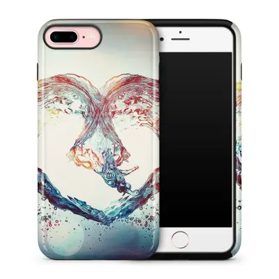 Tough mobilskal till Apple iPhone 7 Plus - Hjärta - Vatten