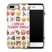 Tough mobilskal till Apple iPhone 7 Plus - I speak fluent Emoji