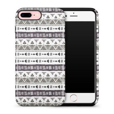 Tough mobilskal till Apple iPhone 7 Plus - Mönster - Svart/Vit
