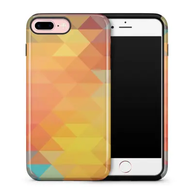 Tough mobilskal till Apple iPhone 7 Plus - Polygon - Gul