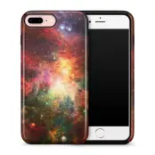 Tough mobilskal till Apple iPhone 7 Plus - Rymden - Röd/Grön