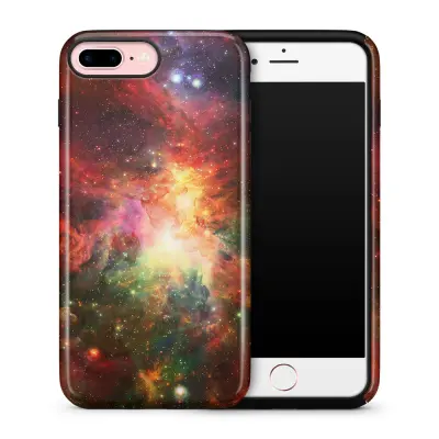 Tough mobilskal till Apple iPhone 7 Plus - Rymden - Röd/Grön