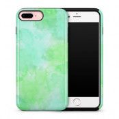 Tough mobilskal till Apple iPhone 7 Plus - Vattenfärg - Grön