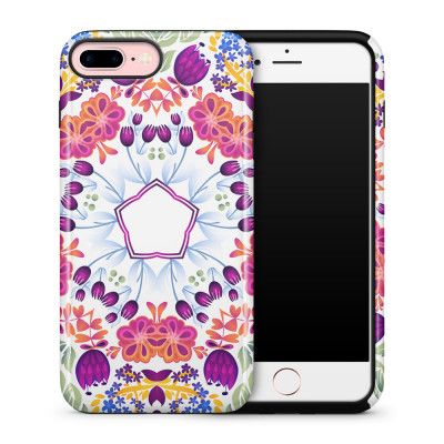 Tough skal till iPhone 7 Plus & iPhone 8 Plus - Blommor Hexagon