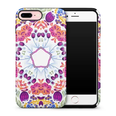 Tough skal till iPhone 7 Plus & iPhone 8 Plus - Blommor Hexagon
