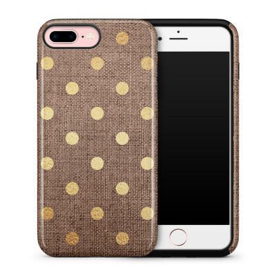 Tough skal till iPhone 7 Plus & iPhone 8 Plus - Canvas Polka